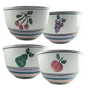 Caleca Caleca | Dining | Caleca Large Serving Salad Bowl Meadow Italian Hand ...